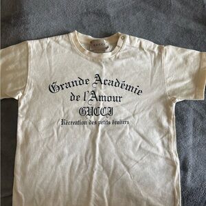 Gucci Beige Graphic Tee